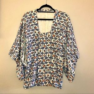 Vintage Kimono Style Shirt 1970s